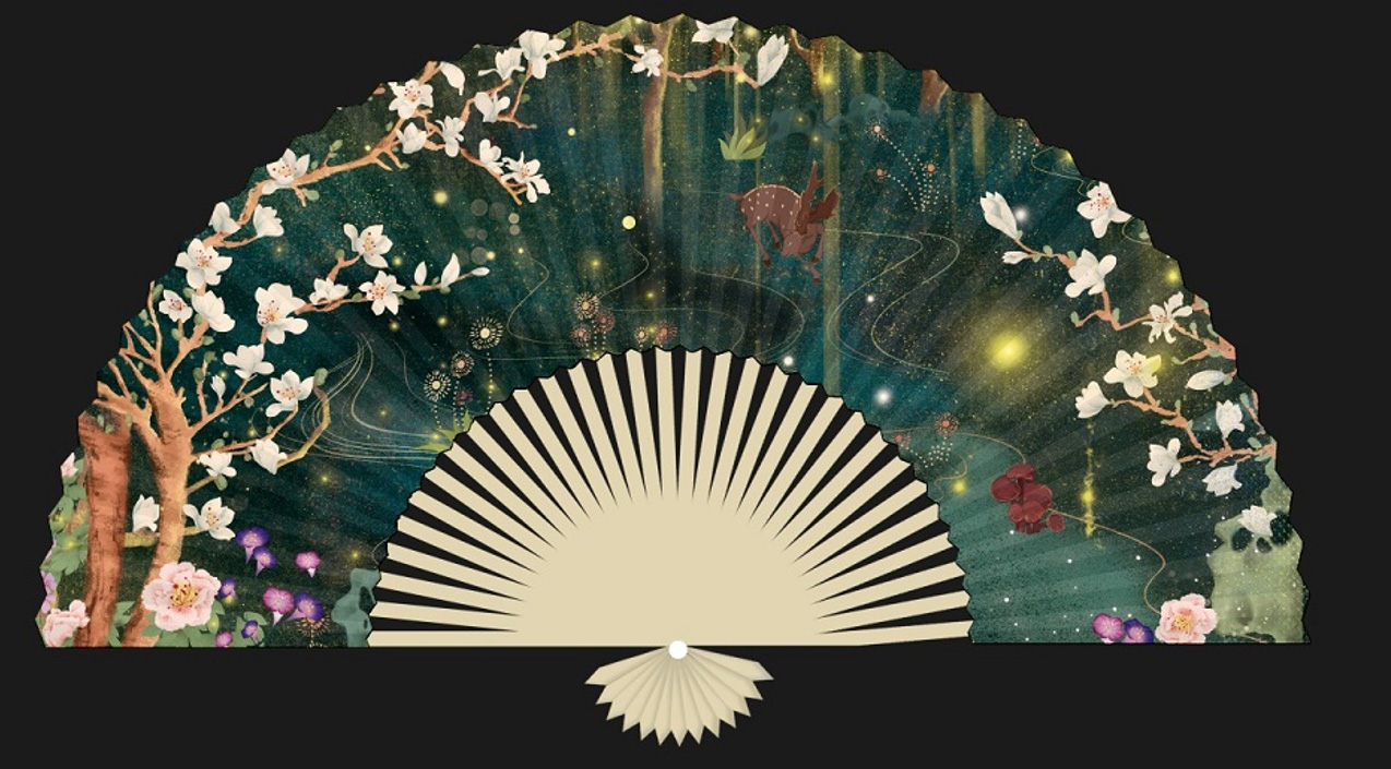 折扇/Chinese folding fan